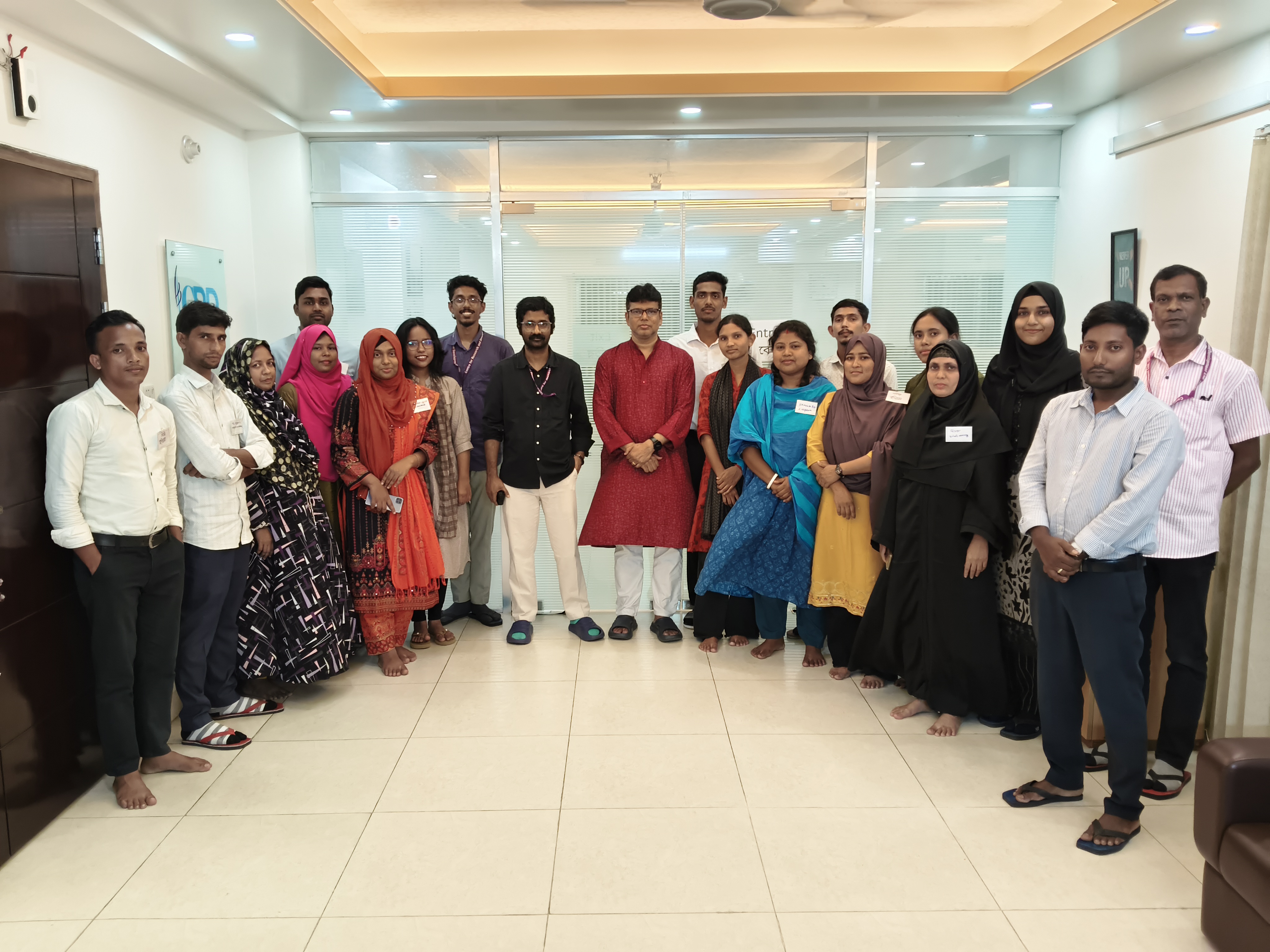 With Enumerators and Field Research Team