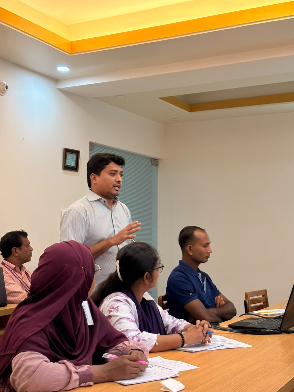 Iftekharul Islam_Researcher_Conducing Feedback Session on Survey Tool.