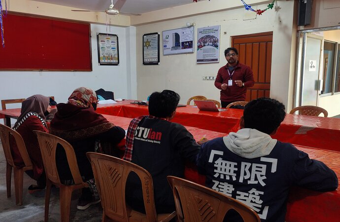 Baseline evaluation training for the Community Development Project (CDP) in Pirganj